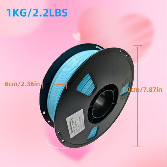 Blue to White PETG 3D Printer Filament