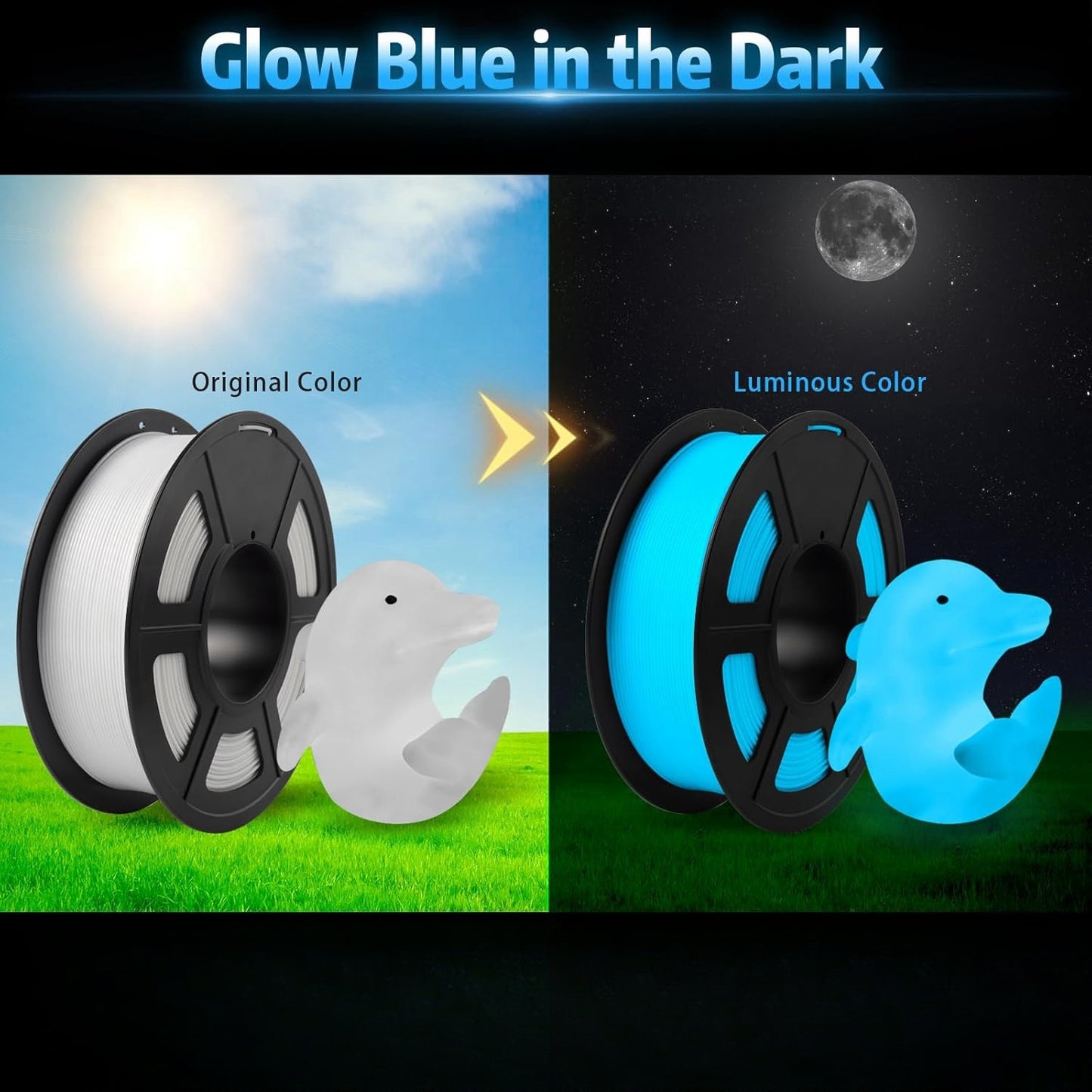 Glow in The Dark PLA Filament