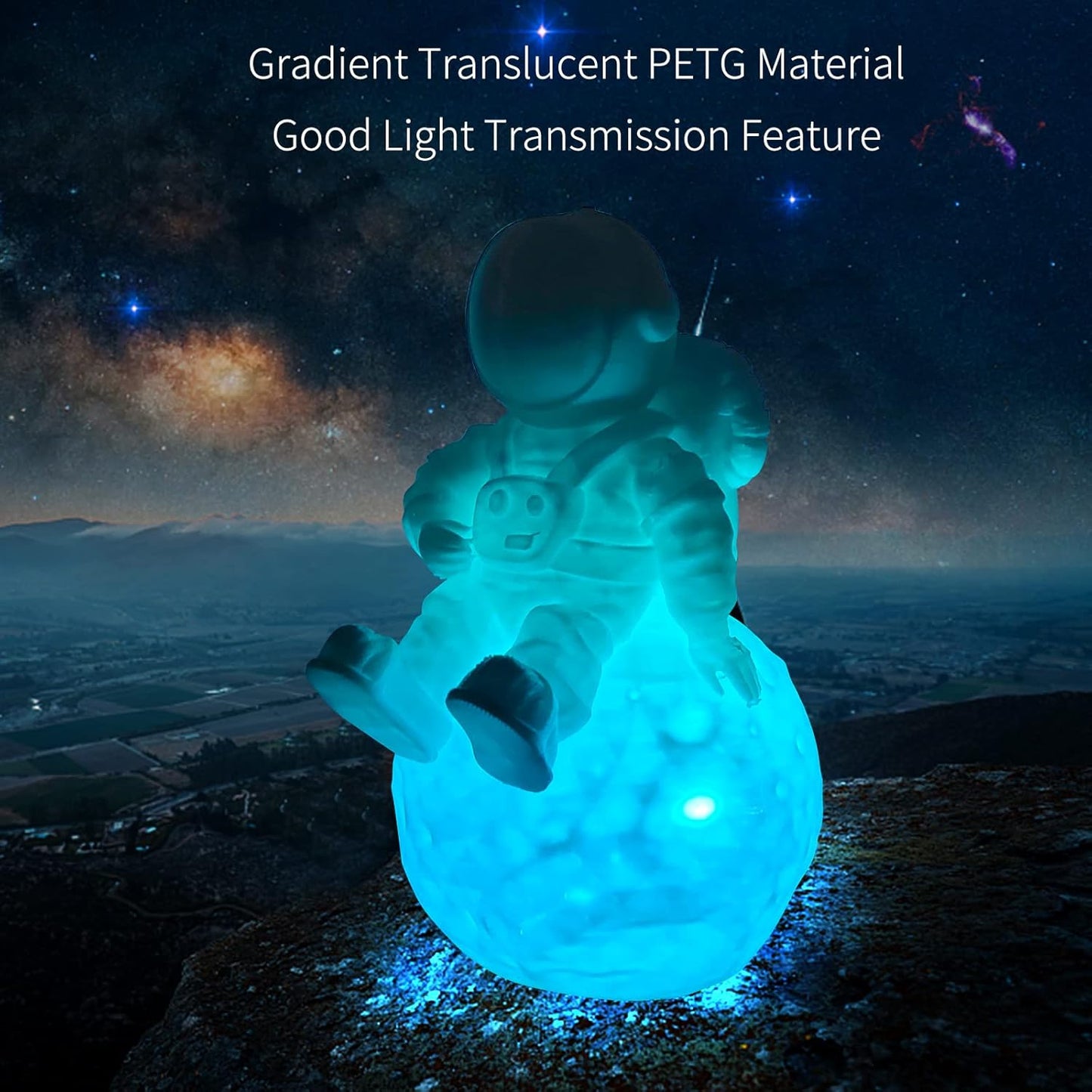 Blue to White PETG 3D Printer Filament