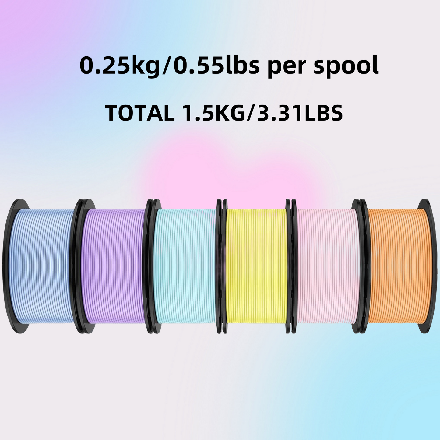 Macaron PLA Filament Bundle