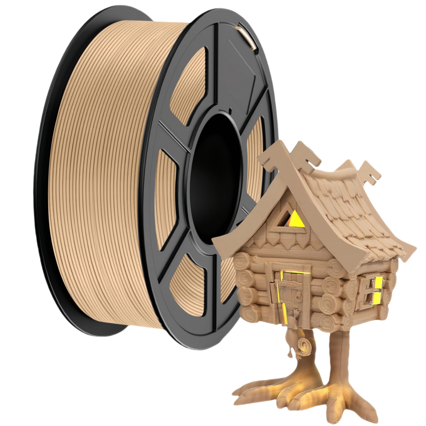 Wood Color PLA Filament